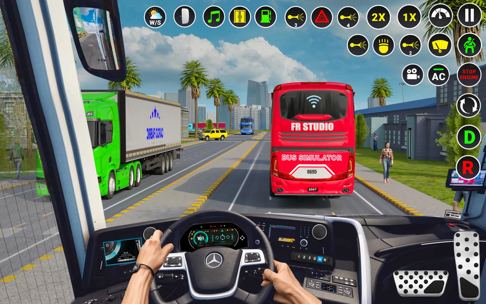 Bus Game - FR Bus Driving ۳D - عکس بازی موبایلی اندروید