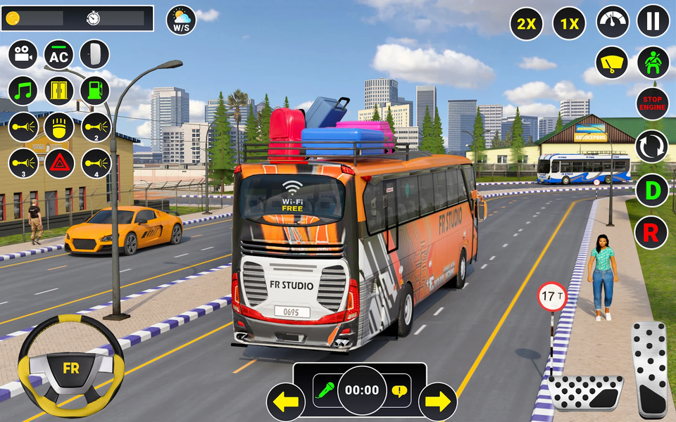 Bus Game - FR Bus Driving ۳D - عکس بازی موبایلی اندروید