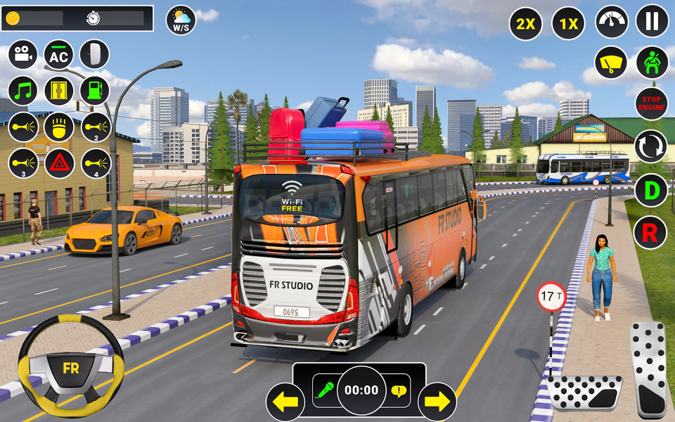 Bus Game - FR Bus Driving ۳D - عکس بازی موبایلی اندروید