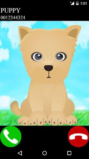 fake call puppy game - عکس بازی موبایلی اندروید