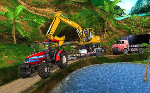 Farming Tractor construction Vehicles Transport 20 - Gameplay image of android game