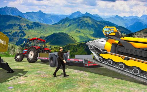 Farming Tractor construction Vehicles Transport 20 - Gameplay image of android game