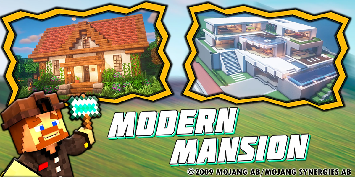 Modern Mansion Map: Houses - Gameplay image of android game