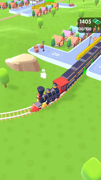 Train Rush - Gameplay image of android game