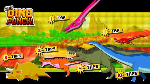 Super Dino Punch: Dinos attack - عکس بازی موبایلی اندروید