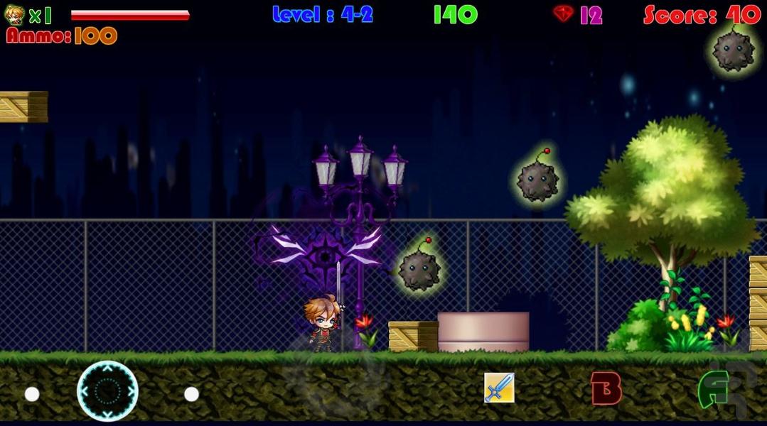 جنگجو - Gameplay image of android game