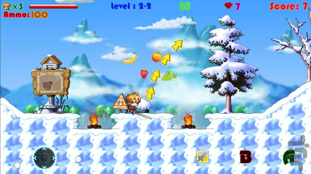 جنگجو - Gameplay image of android game