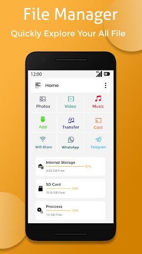 File Manager - عکس برنامه موبایلی اندروید