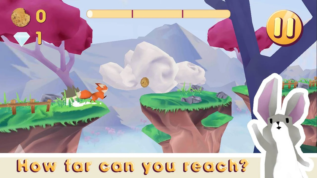 Animalo Run 3d : Fox, Hedgehog - Gameplay image of android game