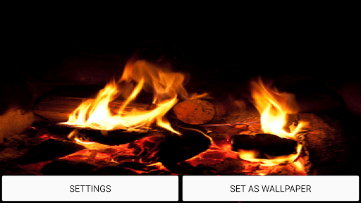 Fireplace Sound Live Wallpaper - عکس برنامه موبایلی اندروید