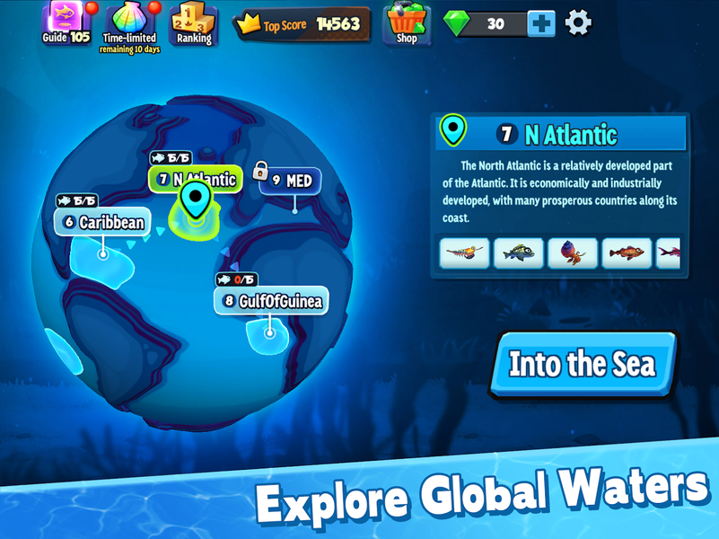 Fish Eat Fish.io - عکس بازی موبایلی اندروید