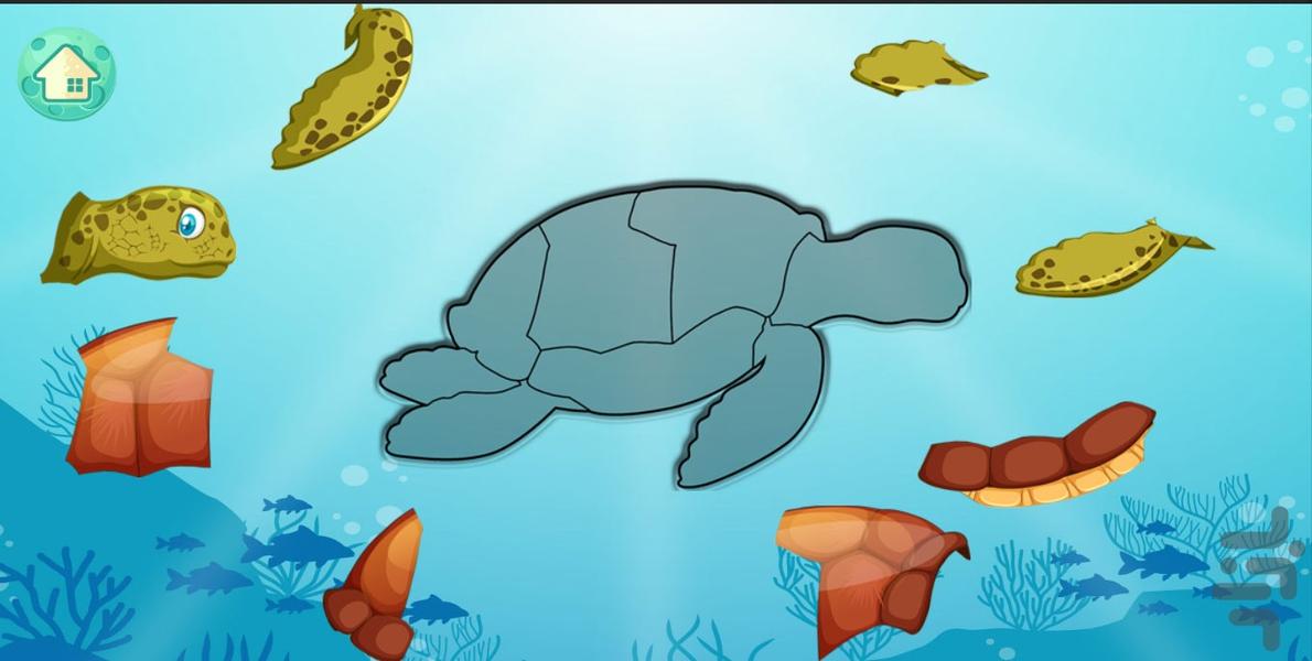 Fishes Puzzles Children - Image screenshot of android app