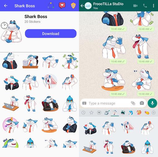 🐟Fish Stickers - WAStickerApps🐟 - عکس برنامه موبایلی اندروید