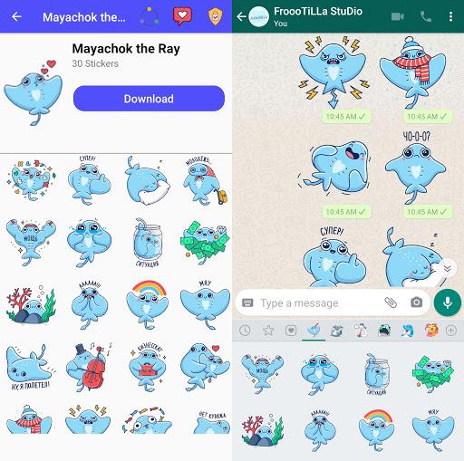 🐟Fish Stickers - WAStickerApps🐟 - عکس برنامه موبایلی اندروید