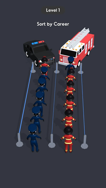 Line Sort 3D - Gameplay image of android game