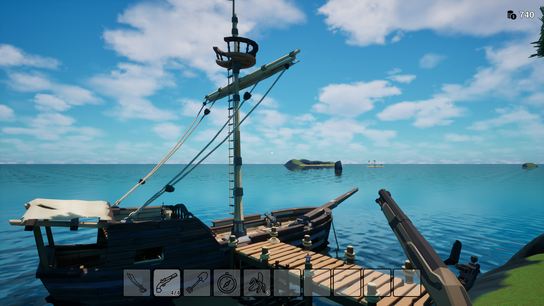 Pirate Sea: Treasure Hunt - Gameplay image of android game