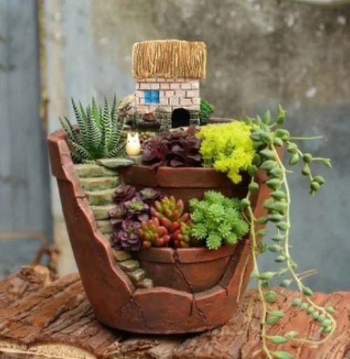 Flower Pot Design - Image screenshot of android app