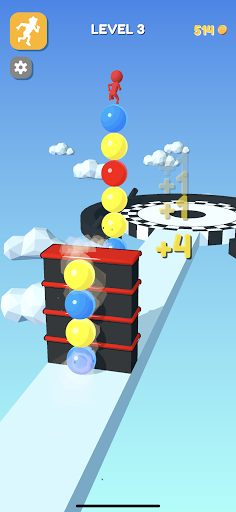 Stack Rider - Gameplay image of android game