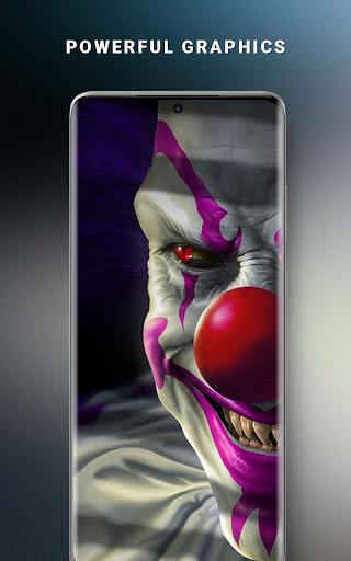 Asylum Clown Live Wallpaper - Image screenshot of android app