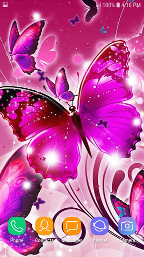 Download Colorful Glitter Butterfly Wallpaper  Wallpaperscom