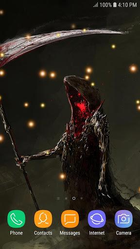 Grim Reaper Live Wallpaper - Image screenshot of android app