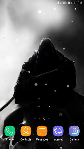 Grim Reaper Live Wallpaper - Image screenshot of android app
