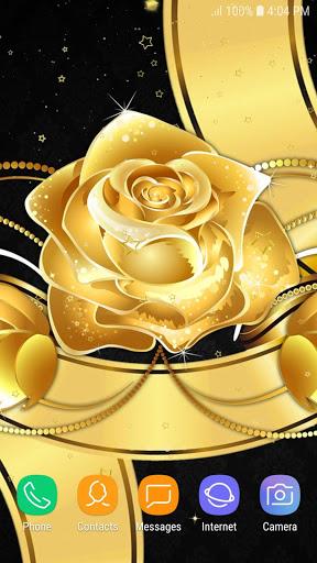 Luxury Gold Live Wallpaper - Image screenshot of android app