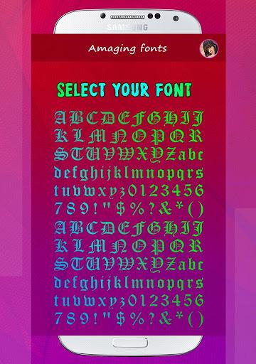 Font Changer - عکس برنامه موبایلی اندروید