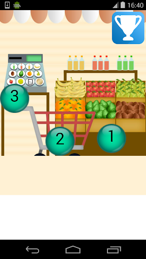 food store cash register - Gameplay image of android game