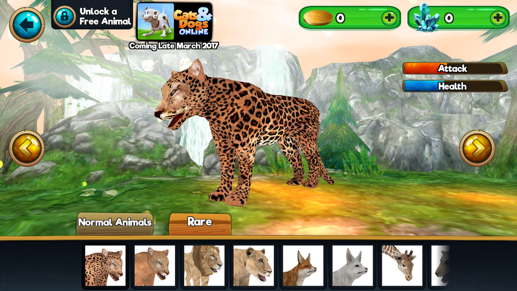 Animal Sim Online: Big Cats ۳D - عکس بازی موبایلی اندروید