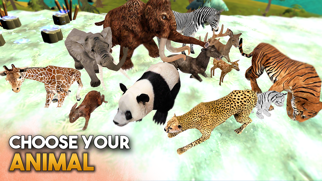 Animal Sim Online: Big Cats ۳D - عکس بازی موبایلی اندروید