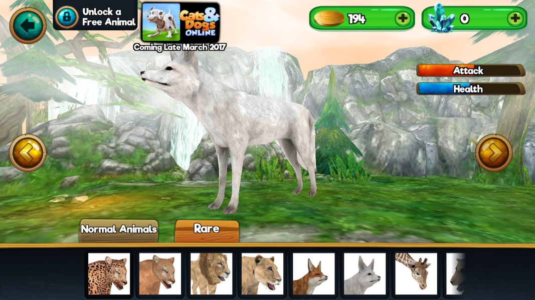 Animal Sim Online: Big Cats ۳D - عکس بازی موبایلی اندروید