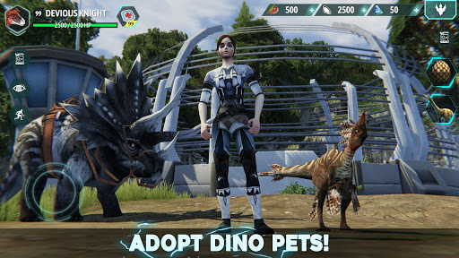Dino Tamers - Jurassic Riding MMO - Gameplay image of android game