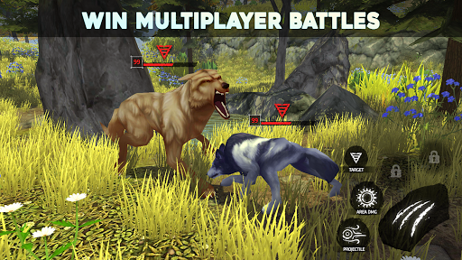 Wolf Tales - Wild Animal Sim - Gameplay image of android game