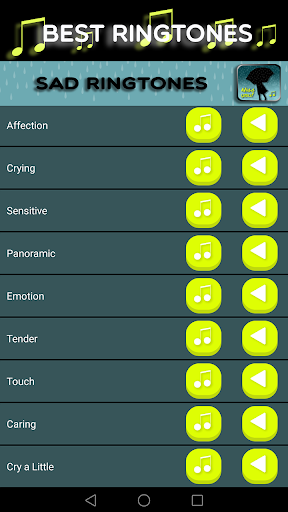 Sad Ringtones - Image screenshot of android app