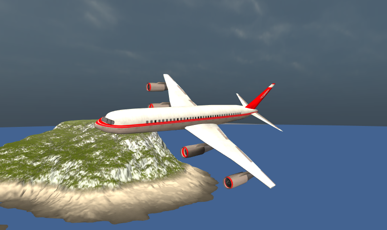 Free Plane Simulator Game 3D - Gameplay image of android game