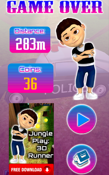 Jungle Play ۳D Runner - عکس بازی موبایلی اندروید