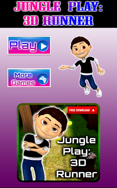 Jungle Play ۳D Runner - عکس بازی موبایلی اندروید