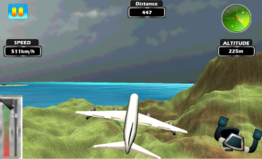 Plane Pro Flight Simulator 3D - Gameplay image of android game