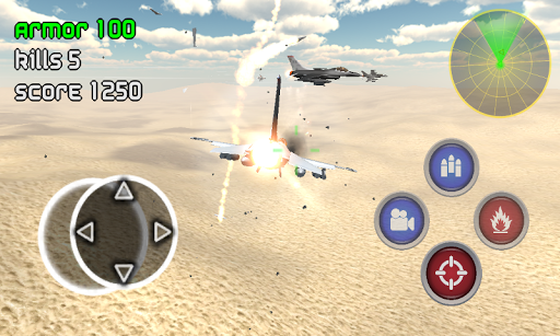 Combat Flight Simulator - عکس بازی موبایلی اندروید