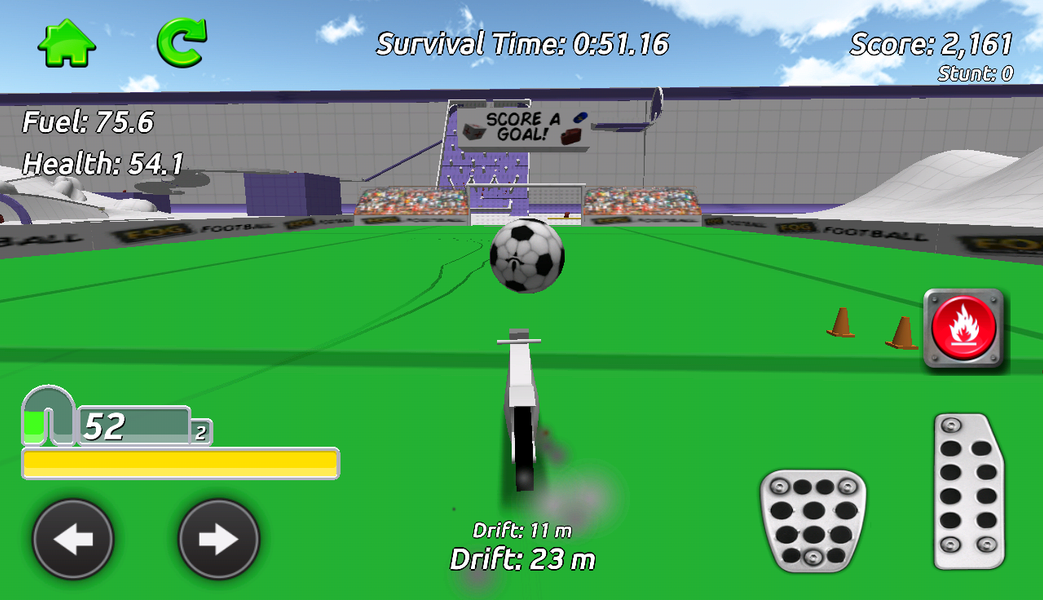 Stunt Bike Simulator - Gameplay image of android game