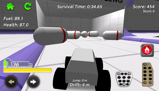 Stunt Monster Truck Simulator - Gameplay image of android game
