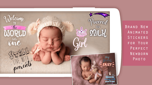Cute Baby Photo App - عکس برنامه موبایلی اندروید