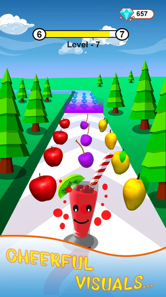 Fruits Juice Runner - Gameplay image of android game