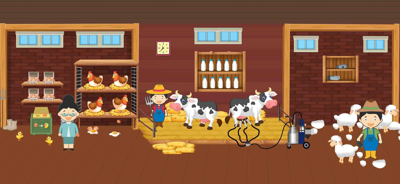 Pretend Town Farm House: Explo - Gameplay image of android game