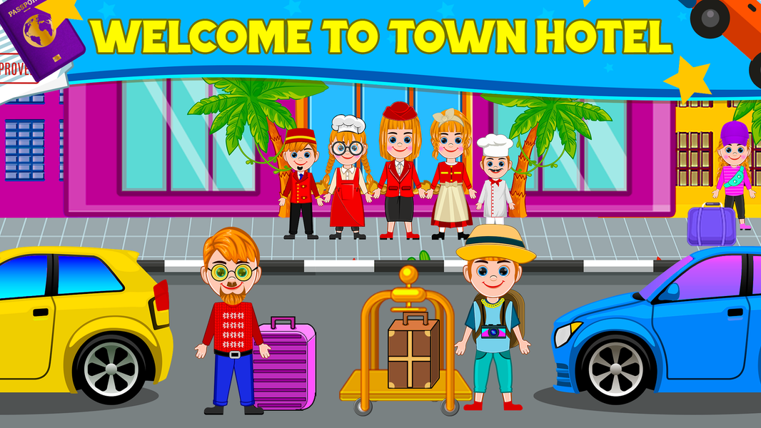 Pretend Town Hotel Story - Gameplay image of android game