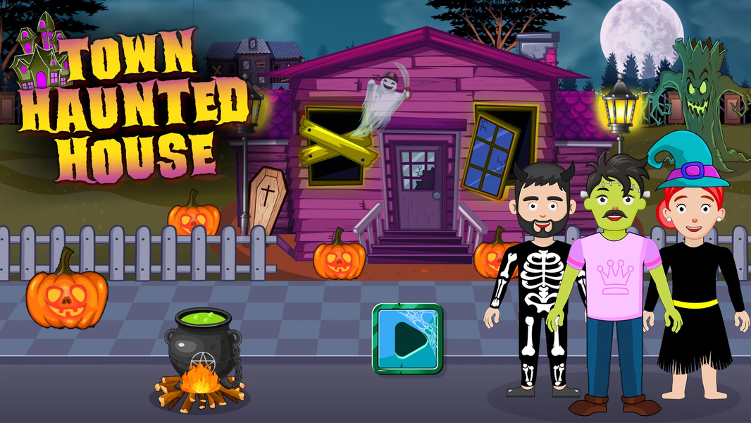 Ghost Town Haunted House - Gameplay image of android game
