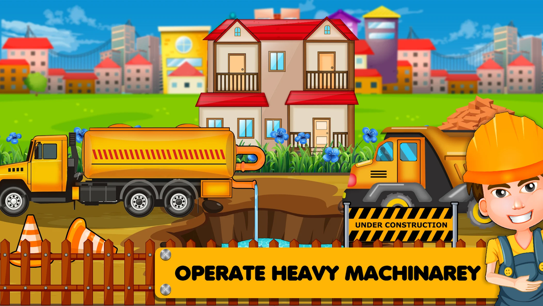 Town House Builder: City Const - Gameplay image of android game