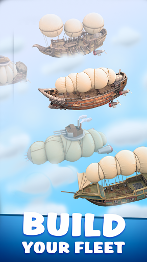 Sky Battleships: Tactical RTS - Gameplay image of android game