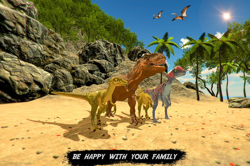 Wild dinosaur family survival simulator - Image screenshot of android app